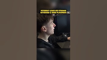 Peterbot leaks his strange keyboard and hand placement 😂