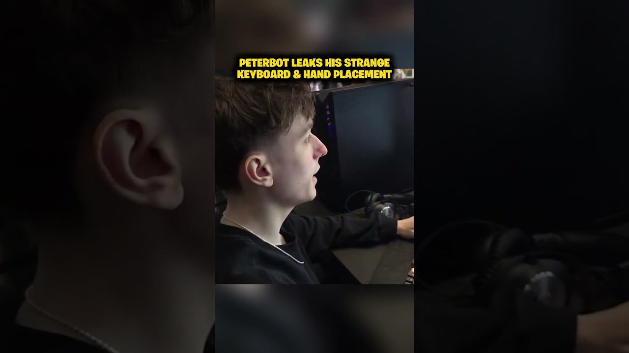Peterbot leaks his strange keyboard and hand placement 😂