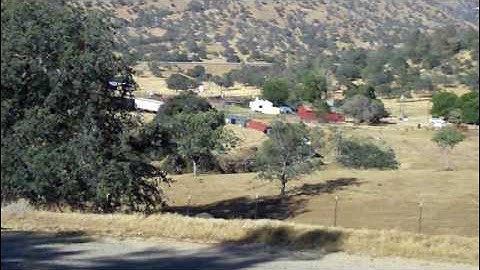 BNSF train going down tehachapi loop July 2009