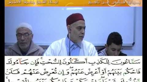إملاء سورة المائدة الآيات من 43 إلى 46