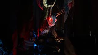 HOLY... Look At THAT! #hauntedhouse #animatronics #wendigo
