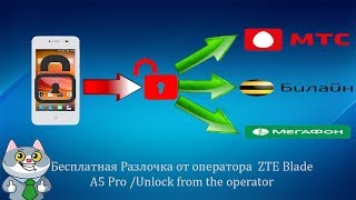 картинка: Бесплатная Разлочка от оператора  ZTE Blade A5 Pro /Unlock from the operator