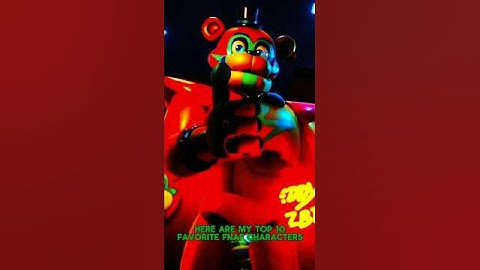 Fnaf edit: My top 10 favorite fnaf characters #fnaf #shorts #edit #GlamrockFreddy #glamrockbonnie