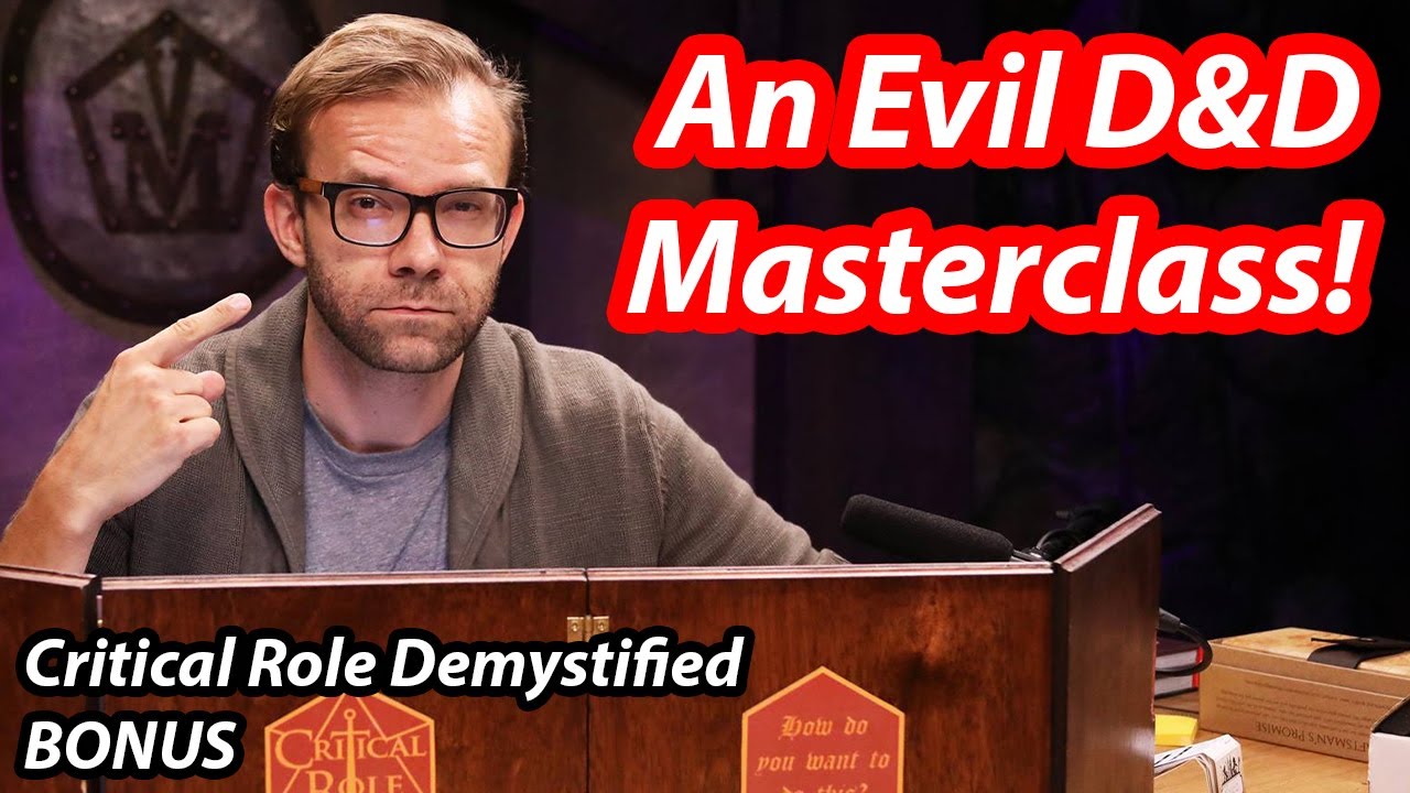 Did Liam O'Brien Plan the PERFECT Evil Heist? Critical Role Demystified BONUS