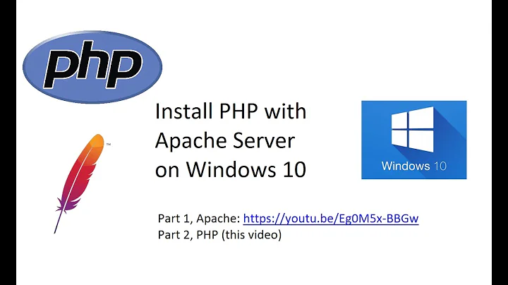 Install PHP7 with Apache Server on Windows 10