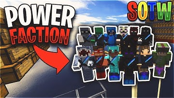 LIVING AS A POWER FACTION #1 - SOTW *SO MUCH PVP* | Minecraft HCF