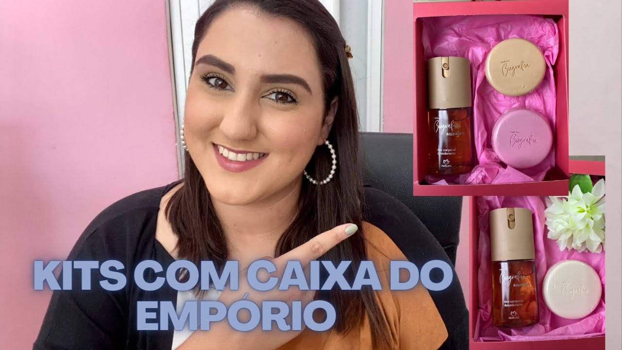 KITS COM CAIXA DO EMPÓRIO NATURA | IDEIA DE KITS PARA NATAL 🎄