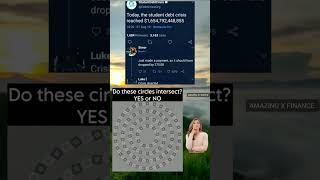 Do these circles intersect?  🤔 Yes or No #shorts #memes #student
