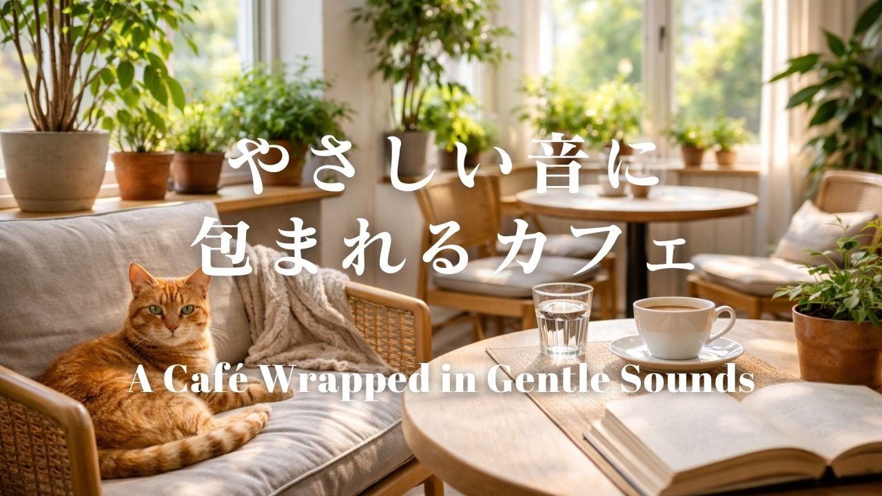 やさしい音に包まれるカフェ❘A Café Wrapped in Gentle Sounds|カフェBGM