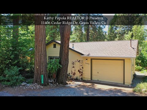 11406 Cedar Ridge Dr, Grass Valley, CA home video tour
