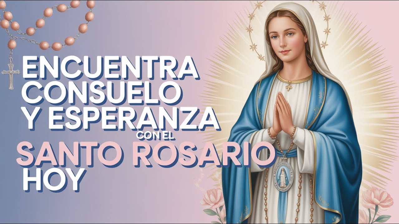 Santo Rosario Hoy, 27 de febrero | Misterios Dolorosos | Virgen de la Medalla Milagrosa 💙