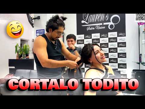 KARENCITA corta el CABELLO a JEFRAIN 💕 CORTAMELO TODITO   💕