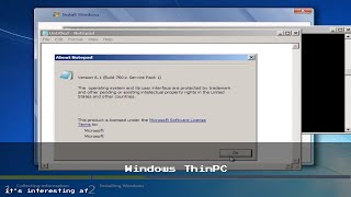 Windows ThinPC - Installation and Review