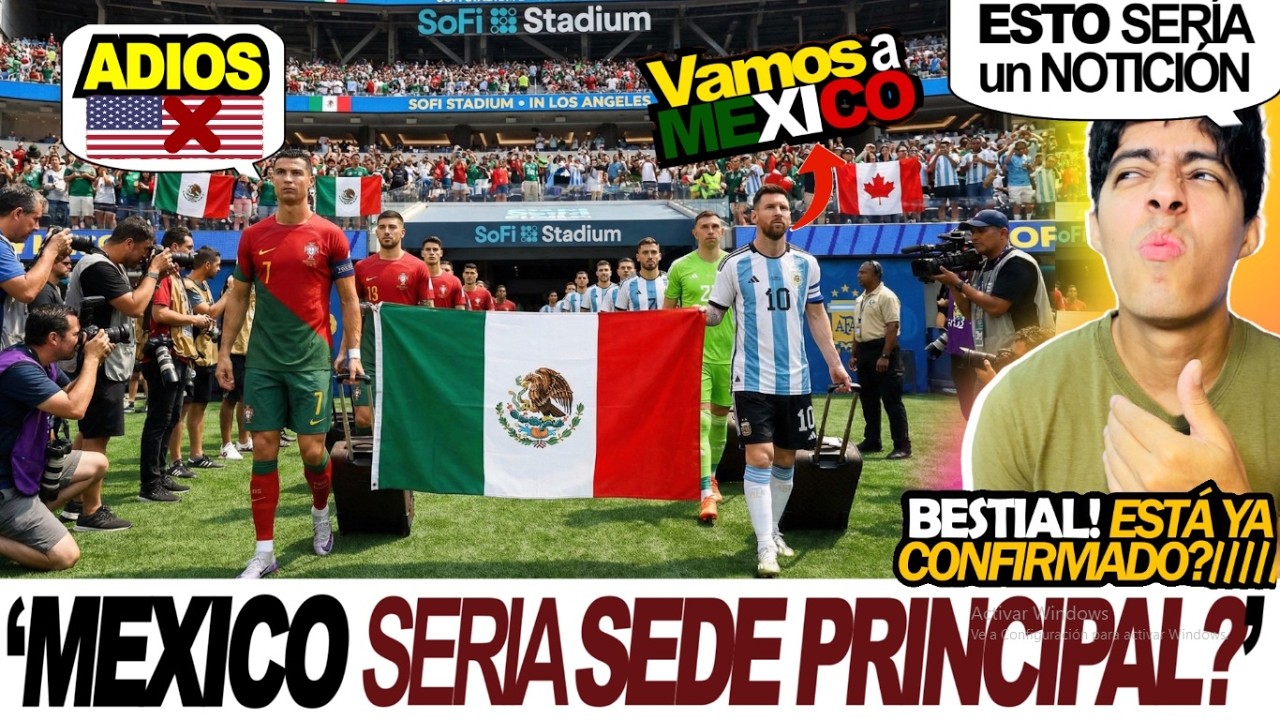 💥!ÚLTIMA HORA! FIFA CANCELA Mundial en EEUU🇺🇸, y deja como SEDES, MEXICO🇲🇽 y 🇨🇦CANADÁ ¿ESTO ES REAL?