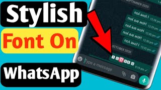 How To Use Stylish Font On WhatsApp screenshot 5