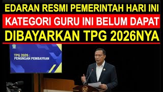 Breaking news kabar terbaru 30 januari 2026 viral edaran resmi pencairan tunjangan sertifikasi guru