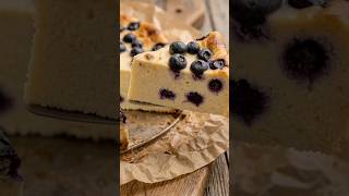 Blueberry Greek Yogurt Cheesecake