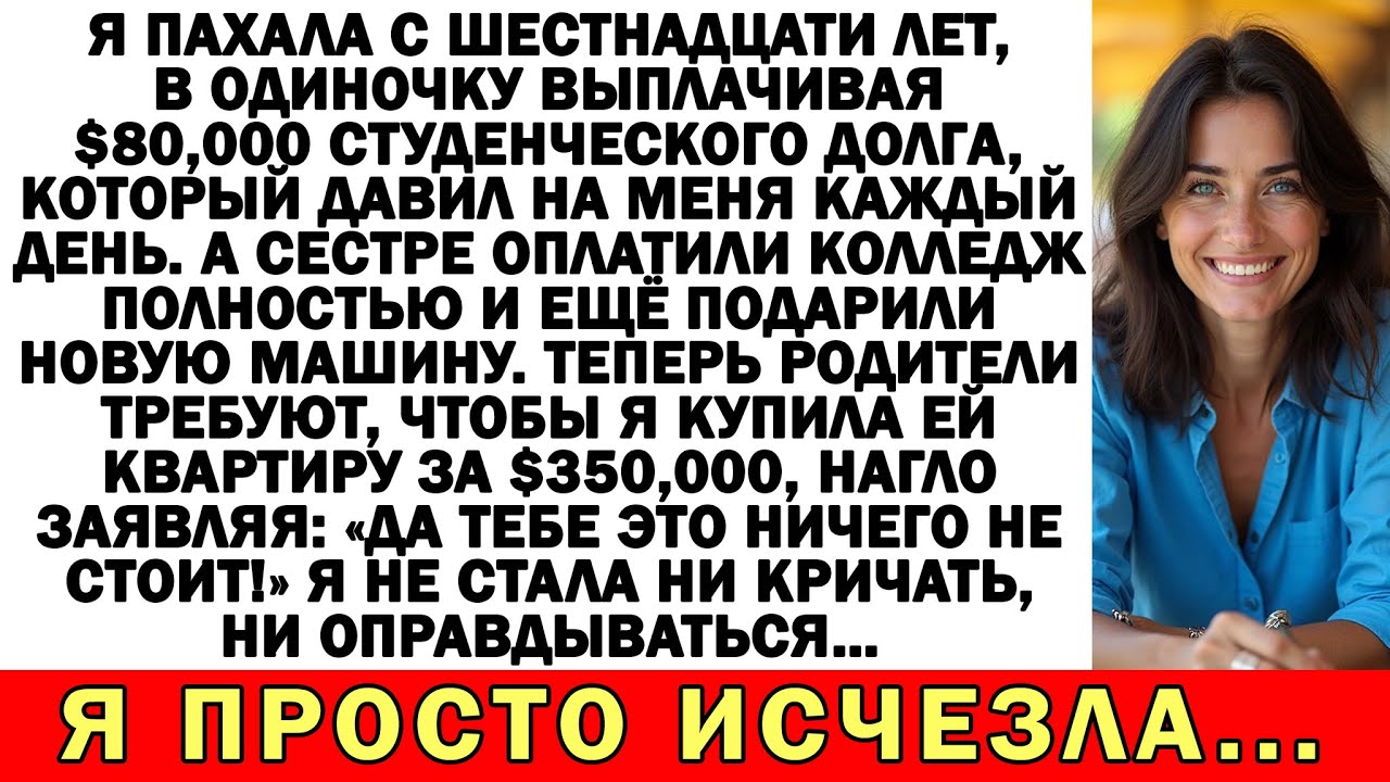 Родители впаяли мне ипотеку на $350К, но я ушла раньше, чем они узнали…
