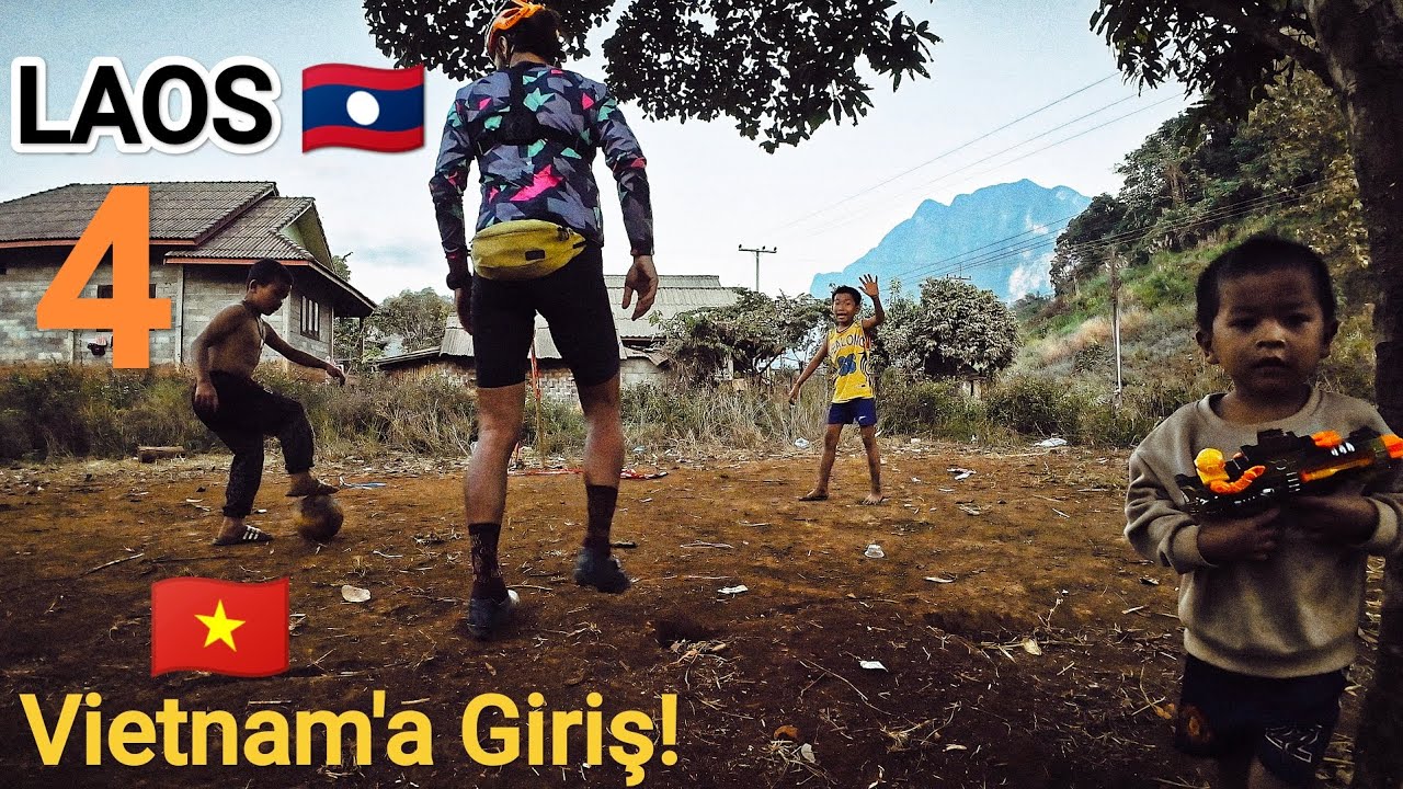 #45 - 🇱🇦Laos'un Tozlu Yollarına Veda.. 🇻🇳Vietnam'a Girdim.Asya Turu#bikepacking#bisikletturu 