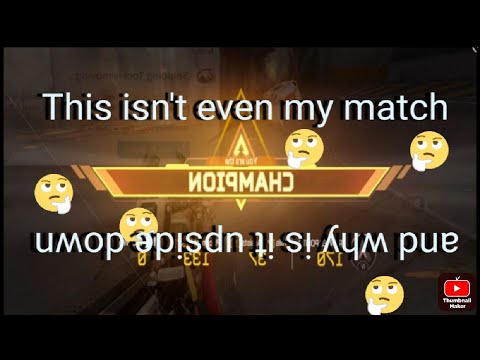 weirdly cutted apex mobile win lol