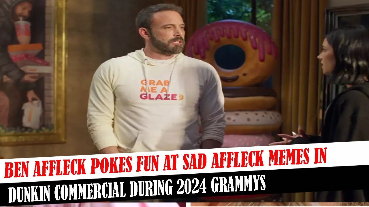 Ben Affleck Pokes Fun At Sad Affleck Memes In Dunkin Commercial During