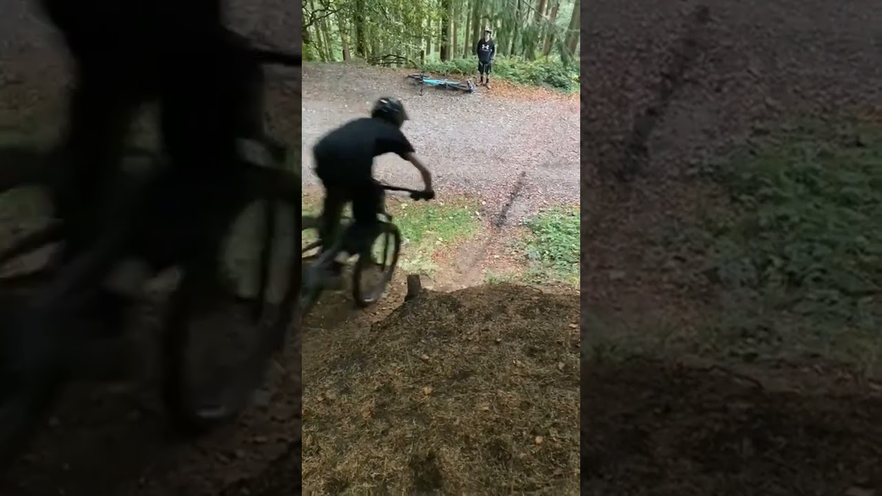 steep mtb chute 