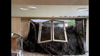 Skies clear as systems move east; Slide danger lingers in rain-soaked hills