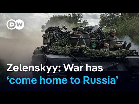 Ukraine says it holds around 1,000 square kilometers of Russian territory | DW News
