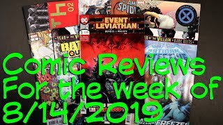 Comic Book Reviews for 8/14/19