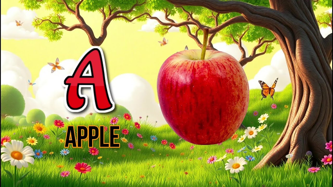 ABC Song for Kids | A for Apple & Fun Alphabet Song with Cute ...