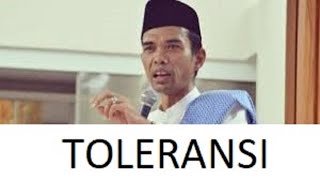 Toleransi menurut Ustadz Abdul Somad? [Ustadz Abdul Somad]