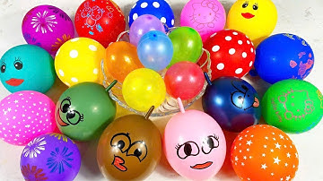 Making Slime With Funny Balloons.Làm Chất Nhờn Bằng Bong Bóng#asmr #funny#satisfying #slime