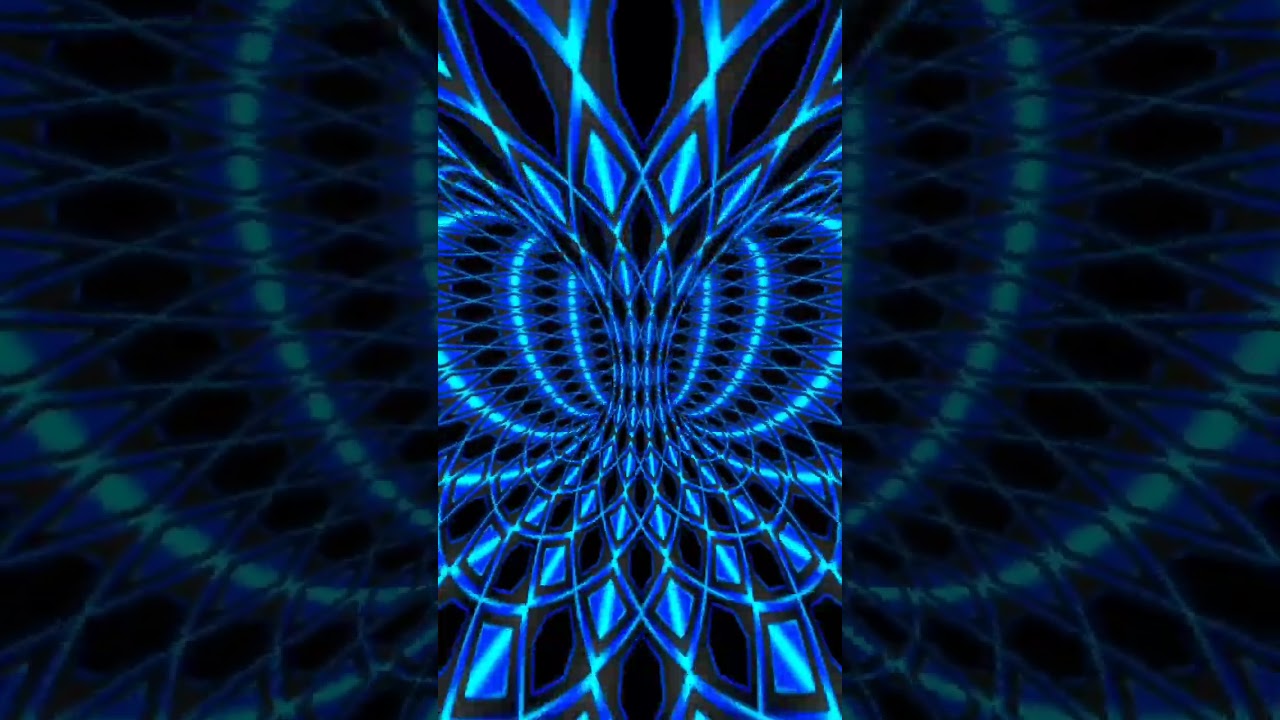 Amazing endless cycle of bright neon colors