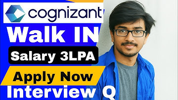 Cognizant Freshers Walk-In | Non-Voice Process | Hyderabad | Graduate are Eligible| #freshersjobs