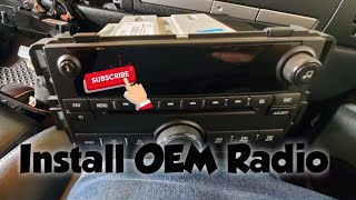 How to Install OEM Radio on a 2012 Chevrolet Silverado