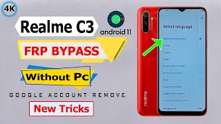 Hwo To Realme C3 FRP Bypass Without Pc | Ro Solution | Realme C3 (RMX2020) Google Account Bypass New