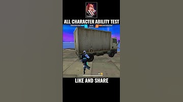 ALL CHARACTER ABILITY TEST (PART-2) || #shorts #ffmax #ff #ob47 #all #character #abilitytest #part2