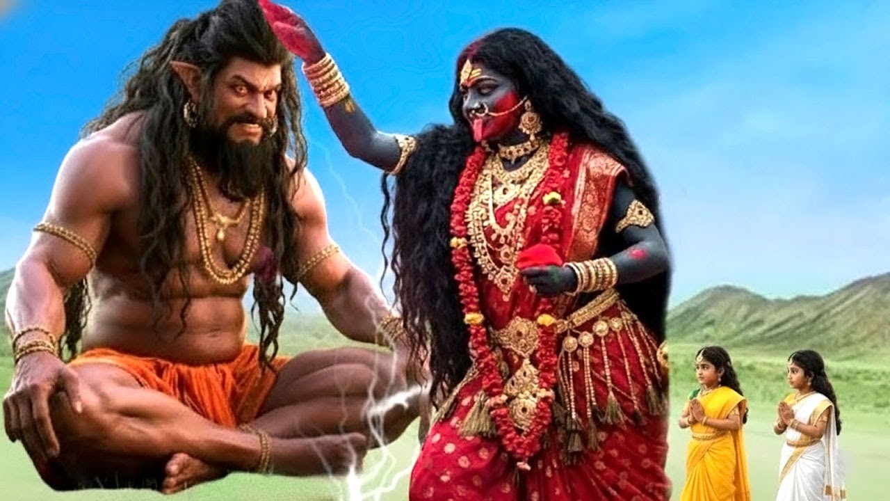 किस राक्षस ने माँ काली की भक्ति कर उनको जीत लिया था | Jai Maa Kali @Ladla Ganesh