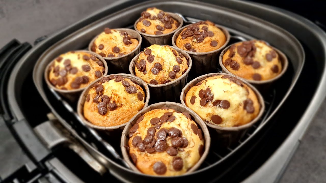 Airfryerda 12 dakikada Muffin tarifi ️Airfryer Tarifleri 👍Philips Airfryer Muffin Tarifi ️Muffin