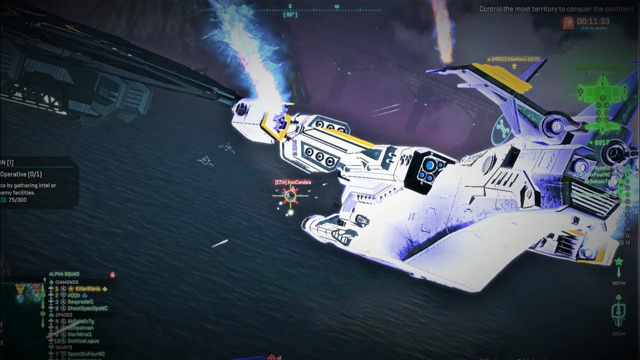 Galaxies VS Corsairs | Planetside2 Epic Battle