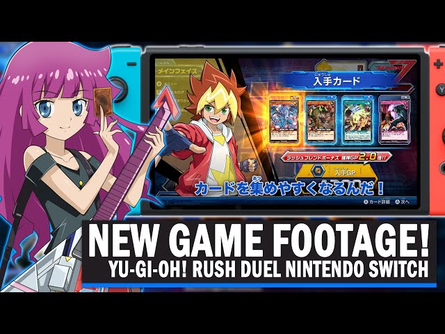 FIRST GAMEPLAY FOOTAGE! Yu-Gi-Oh! Rush Duel Nintendo Switch Game (Saikyo Battle Royal)