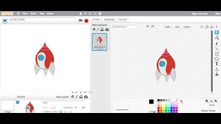 Lunar Lander 1- make spaceship sprite