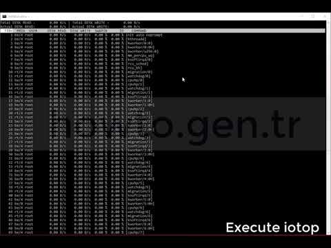 Linux IOTOP Install/Usage And See Current I/O Stress Usage By Processes Or Threads