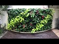 DIY Vertical Garden (Green Wall) with Automatic Irrigation