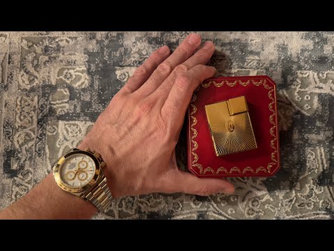 Rolex daytona ref 126503 and Cartier lighter
