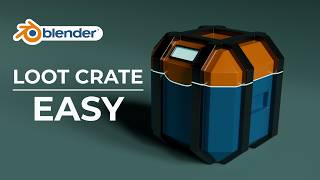 Celebrity How To Model a Simple Sci-Fi Loot Crate in Blender | BEGINNER FRIENDLY Profile