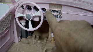 Our Generation Retro Convertible Car for 18" & American Girl Doll Pink   TEST 2021 03 01 3127