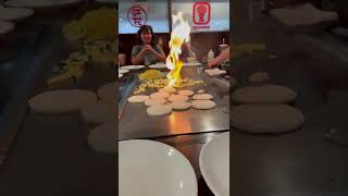 Benihanas Manhet New York Fire On The Grill Action