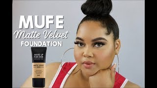 Download Lagu MUFE Matte Velvet Skin Full Coverage Foundation Review + Wear Test MP3