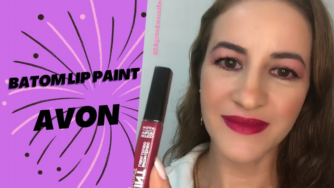 Batom Lip Paint Avon Rose destemido YouTube